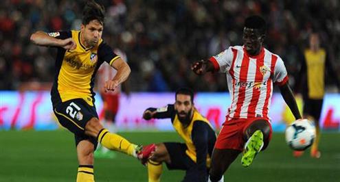 الميريا يمنح صدارة مؤقته للريال بعد الفوز على اتليتكو مدريد  